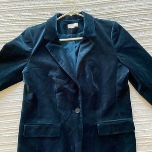 Loft velvet blazer